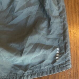 Large adidas gym shorts. Dark Gray.